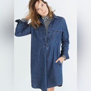 Madewell denim shirtdress